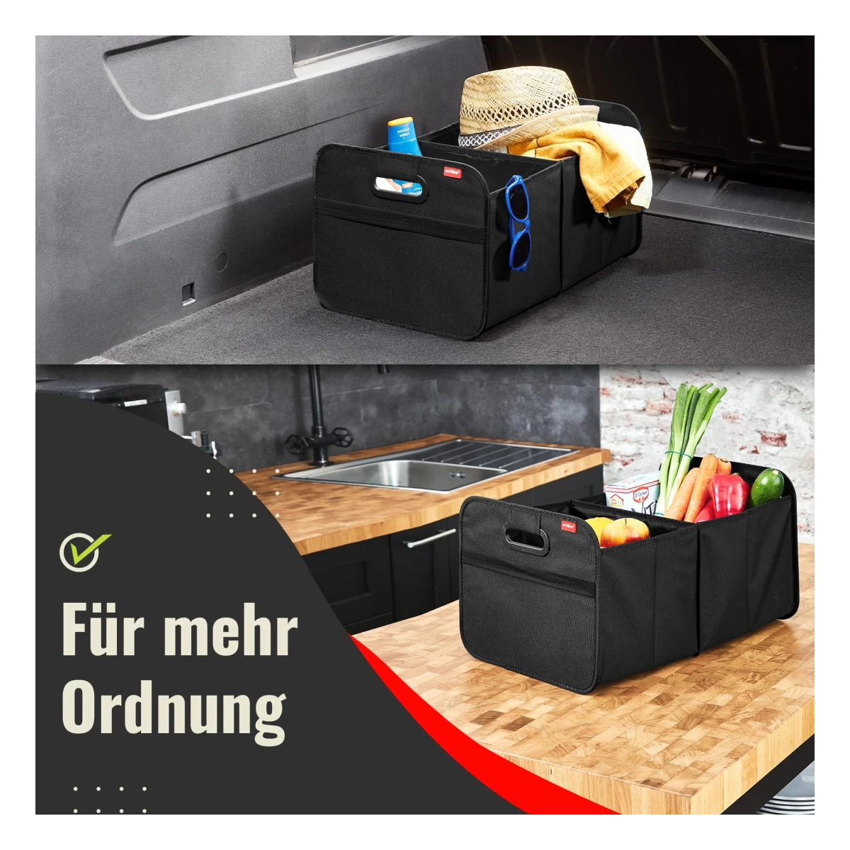 Achilles autofaltbox – Kofferraum-Box - schwarz        