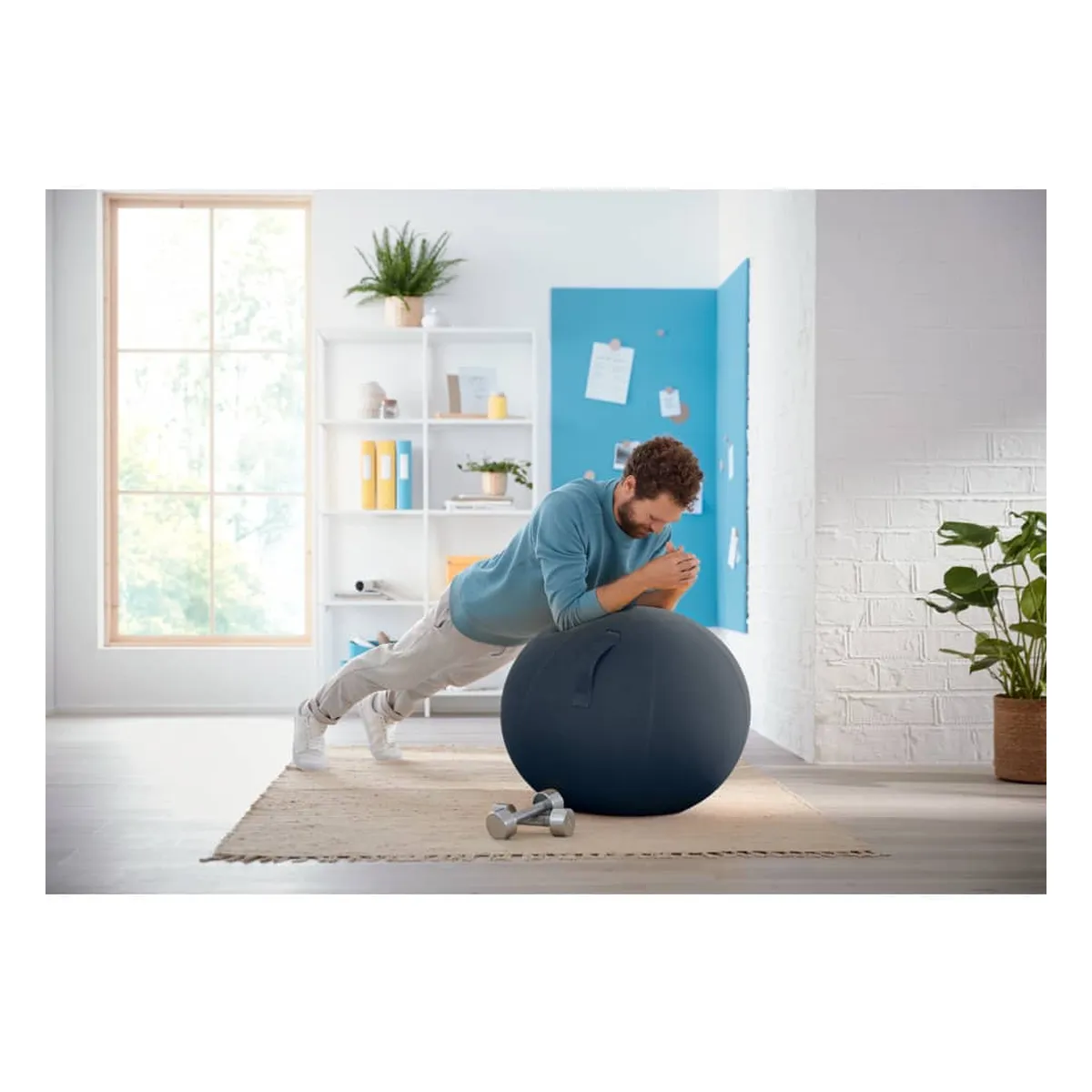 Leitz Sitzball Ergo Cosy - Ø 65 cm, grau