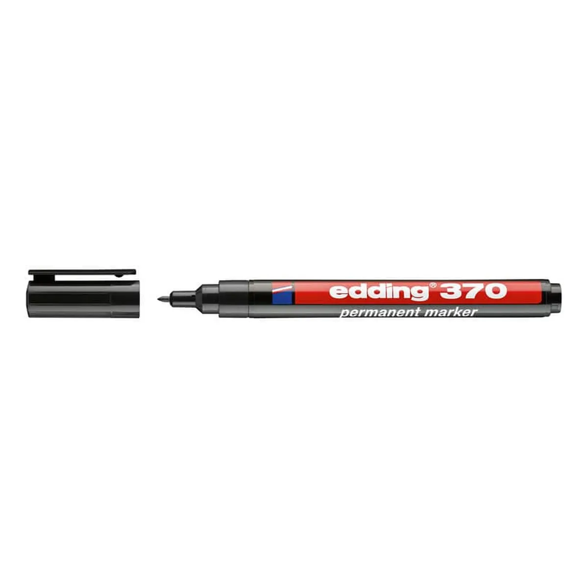 Edding 370 Permanentmarker - 1 mm, schwarz