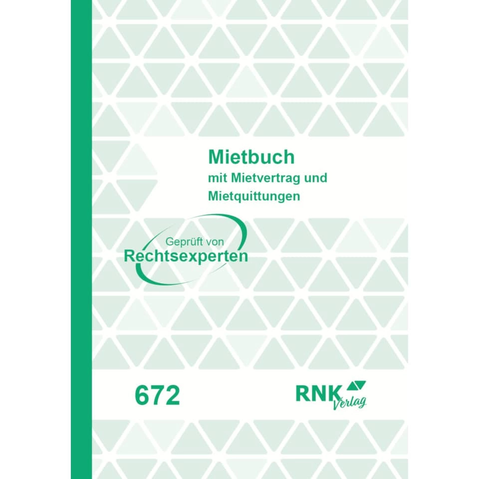 RNK Verlag Mietbuch Wohnungsmietvertrag, 32 Seiten, Maße (BxH): 12 x 17 cm