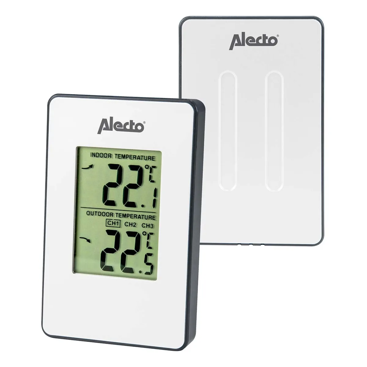 Alecto Wetterstation mit Funksensor weiß