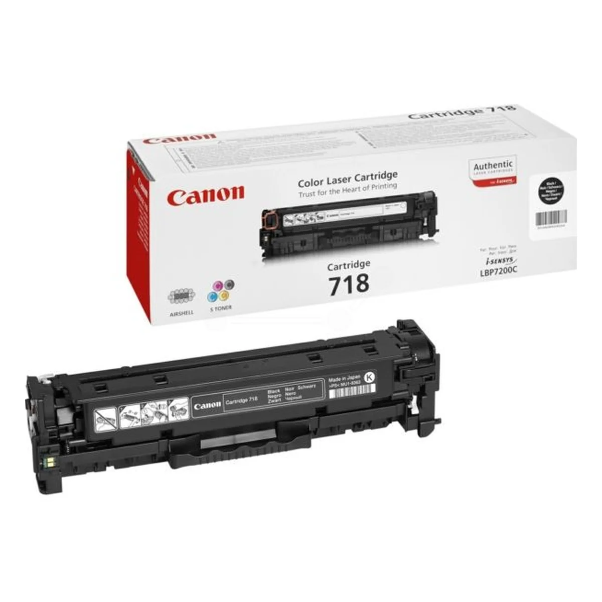 Canon Toner '718BK' schwarz 3.400 Seiten