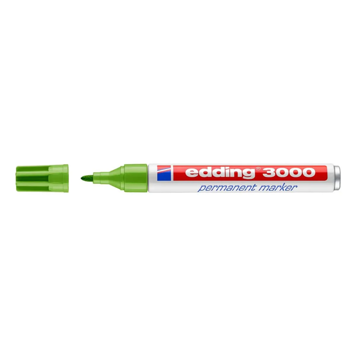 Edding 3000 Permanentmarker - nachfüllbar, 1,5 - 3 mm, hellgrün