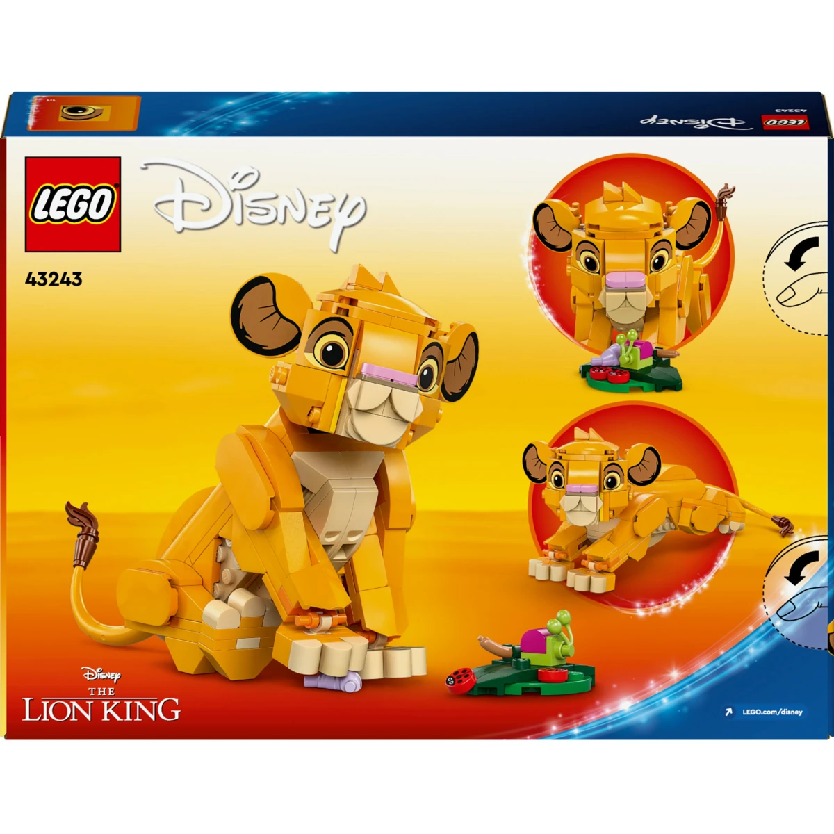 LEGO® Disney Classic Simba, das Löwenjunge des Königs 43243