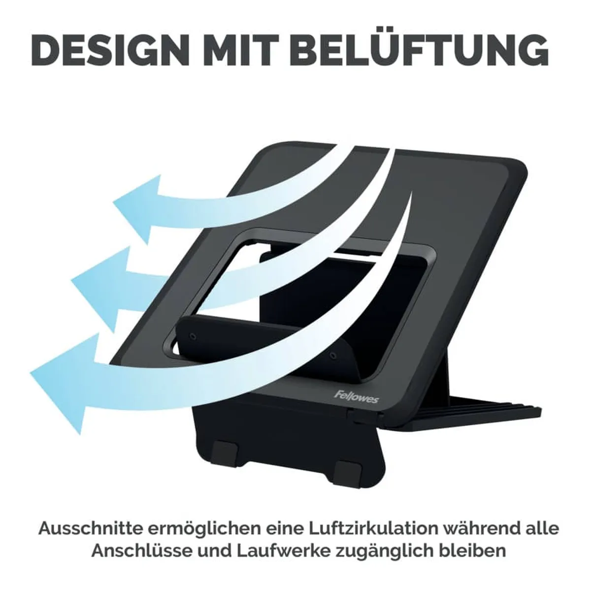 Fellowes® Breyta™ Notebookständer - schwarz