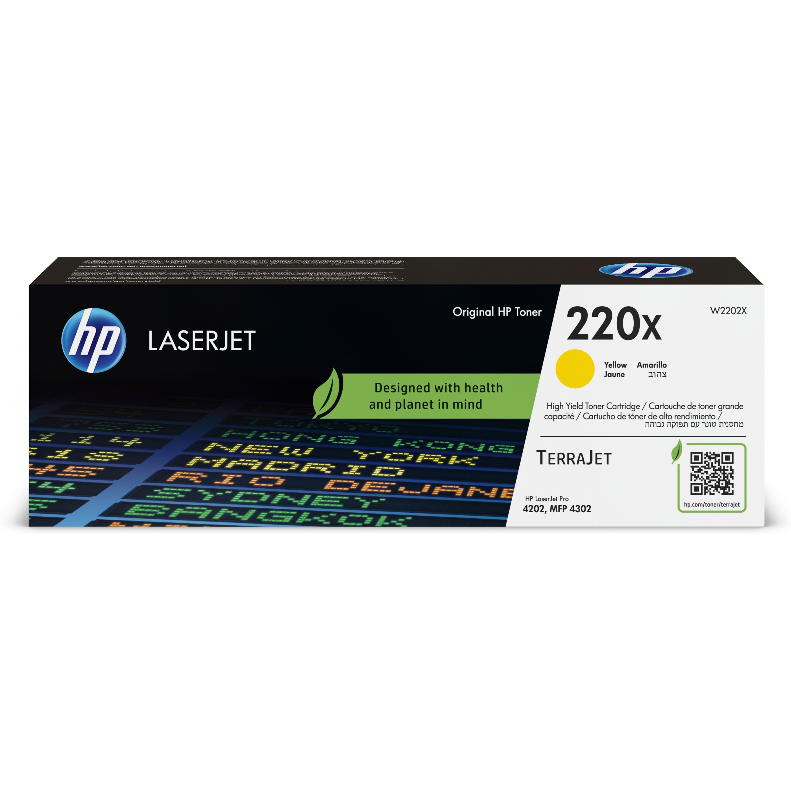 HP 220X Toner gelb 5.500 Seiten (W2202X)