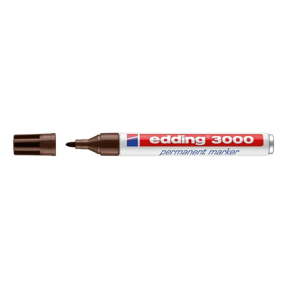 Edding 3000 Permanentmarker - nachfüllbar, 1,5 - 3 mm, dunkelbraun