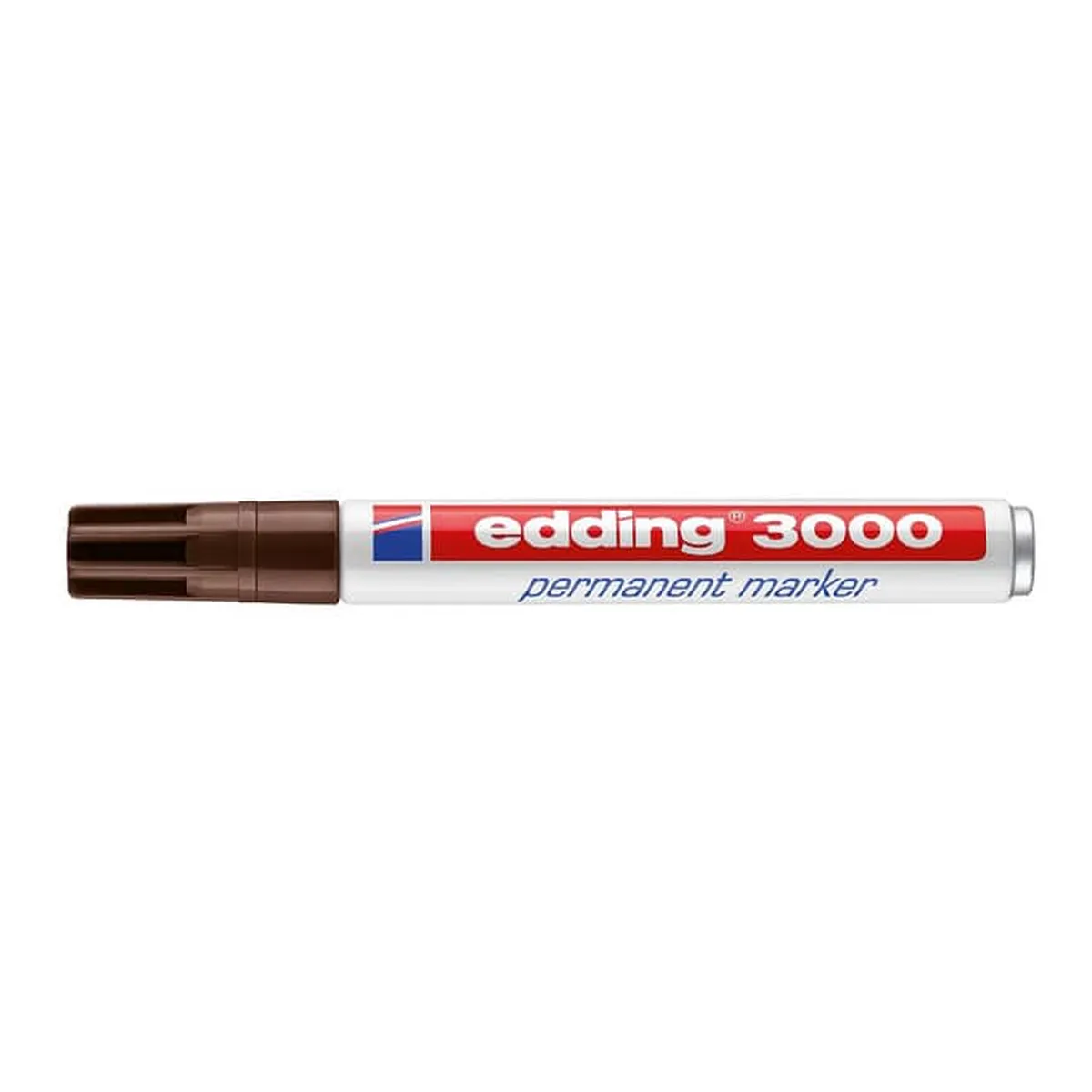 Edding 3000 Permanentmarker - nachfüllbar, 1,5 - 3 mm, dunkelbraun