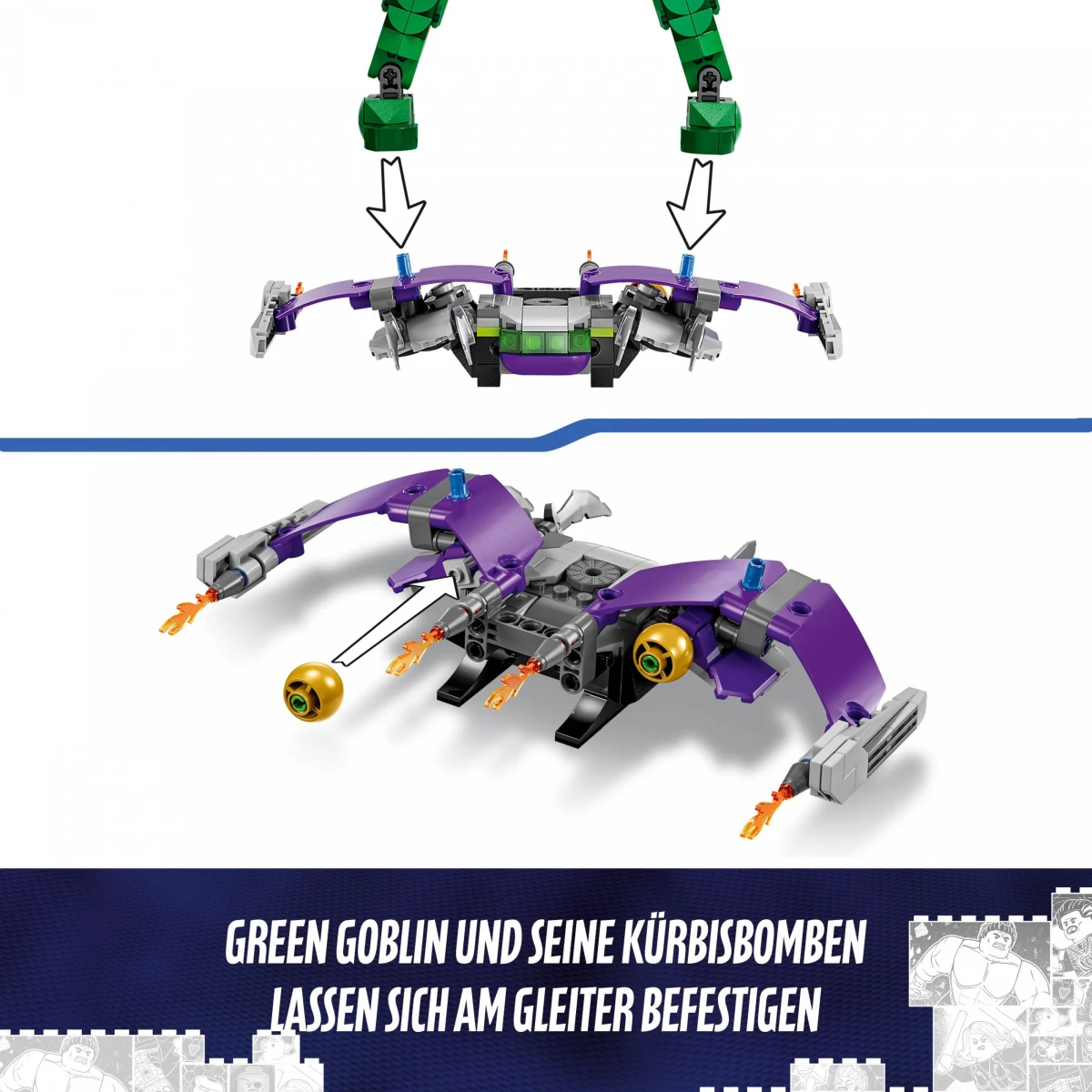 LEGO® Marvel Green Goblin Baufigur 76284