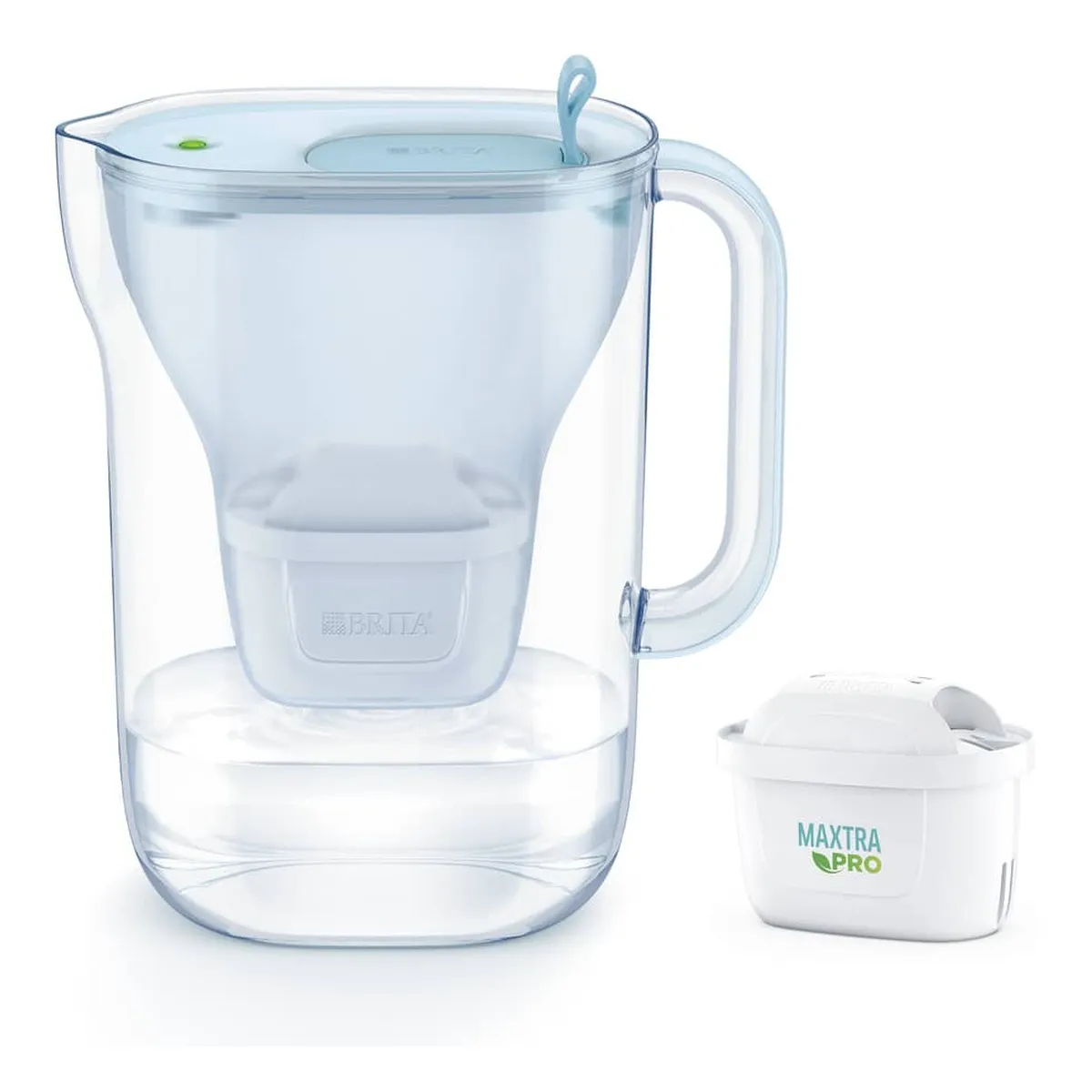 BRITA® Wasserfilter-Kanne Style eco - gletscherblau, inkl. MX PRO