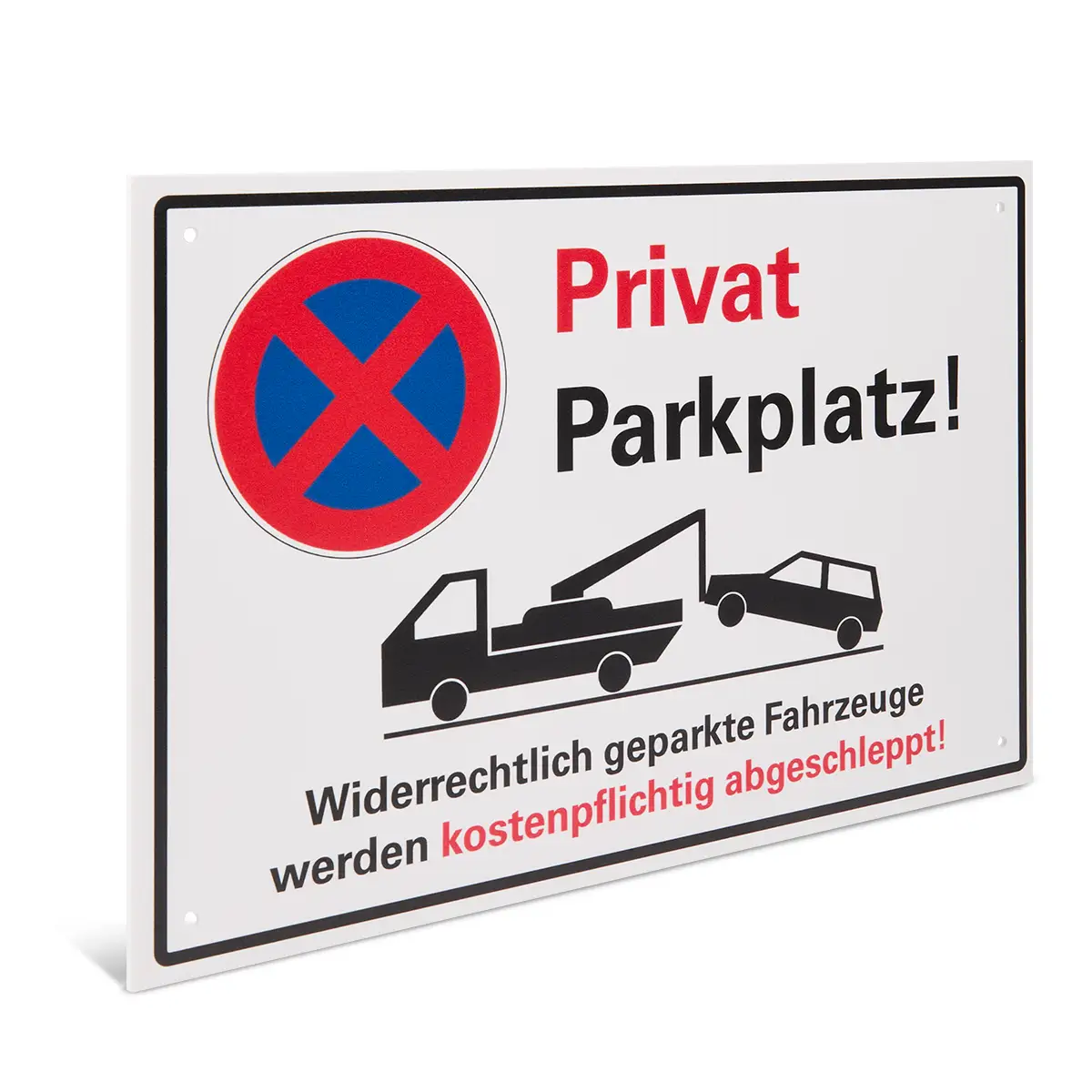 Schild - Privat Parkplatz