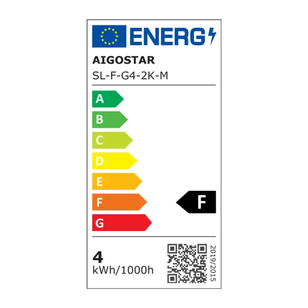 LED FILAMENT 'G45', 4W, E27