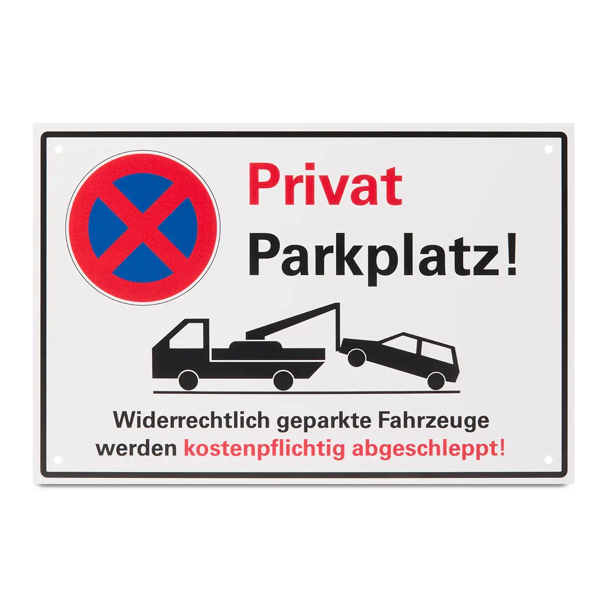 Schild - Privat Parkplatz