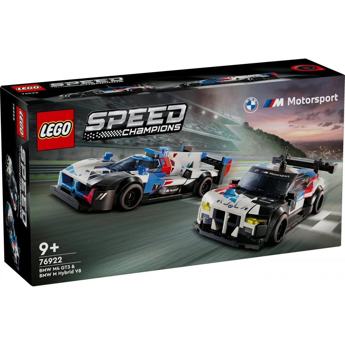 LEGO® Speed Champions BMW M4 GT3 & M Hybrid V8 Rennwagen 76922