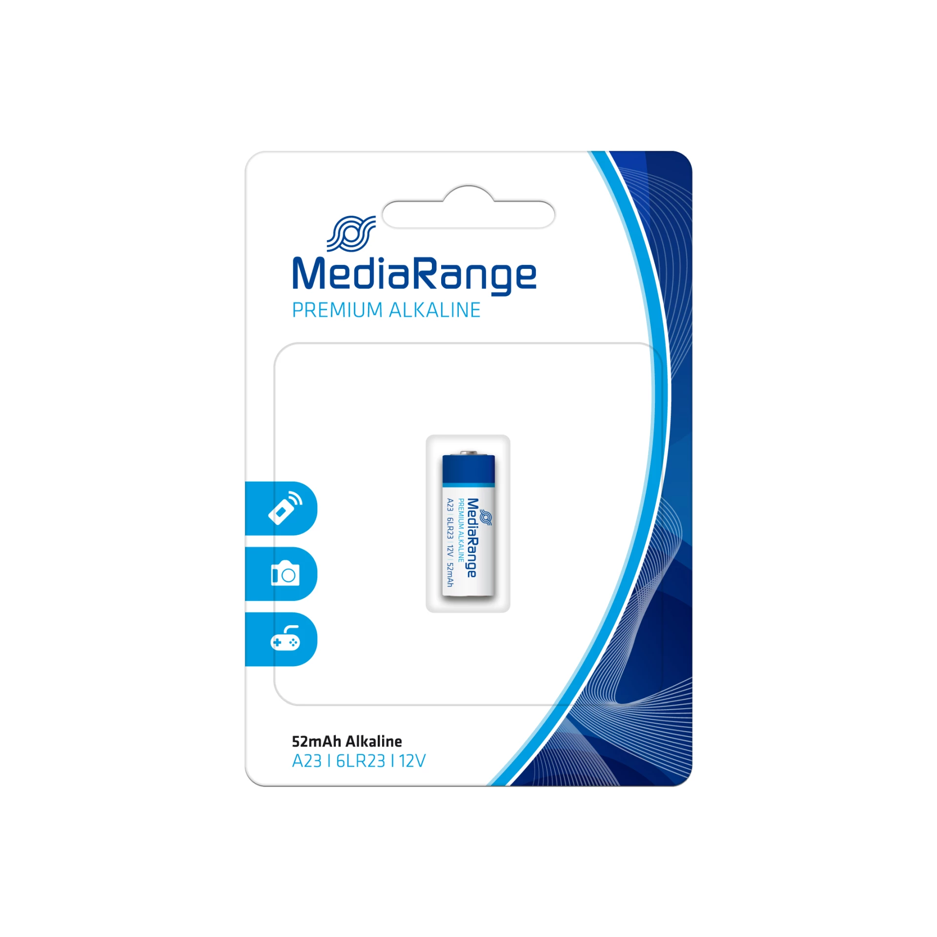 MediaRange Premium Alkaline Batterie, A23 | 6LR23 | 12V