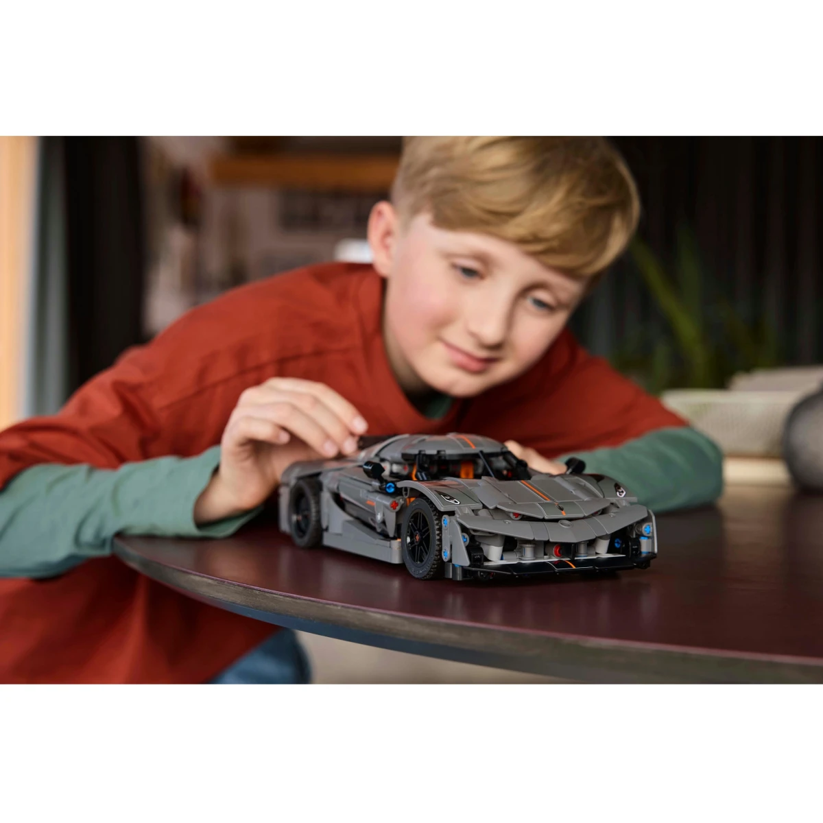 LEGO® Technic Koenigsegg Jesko Absolut Supersportwagen in Grau 42173