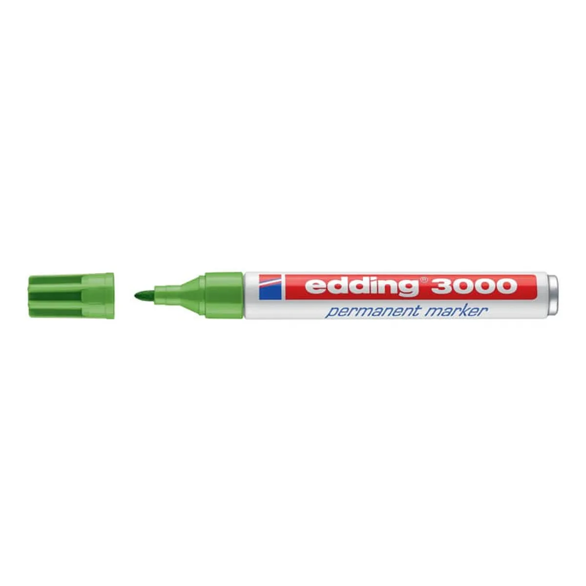 Edding 3000 Permanentmarker - nachfüllbar, 1,5 - 3 mm, hellgrün