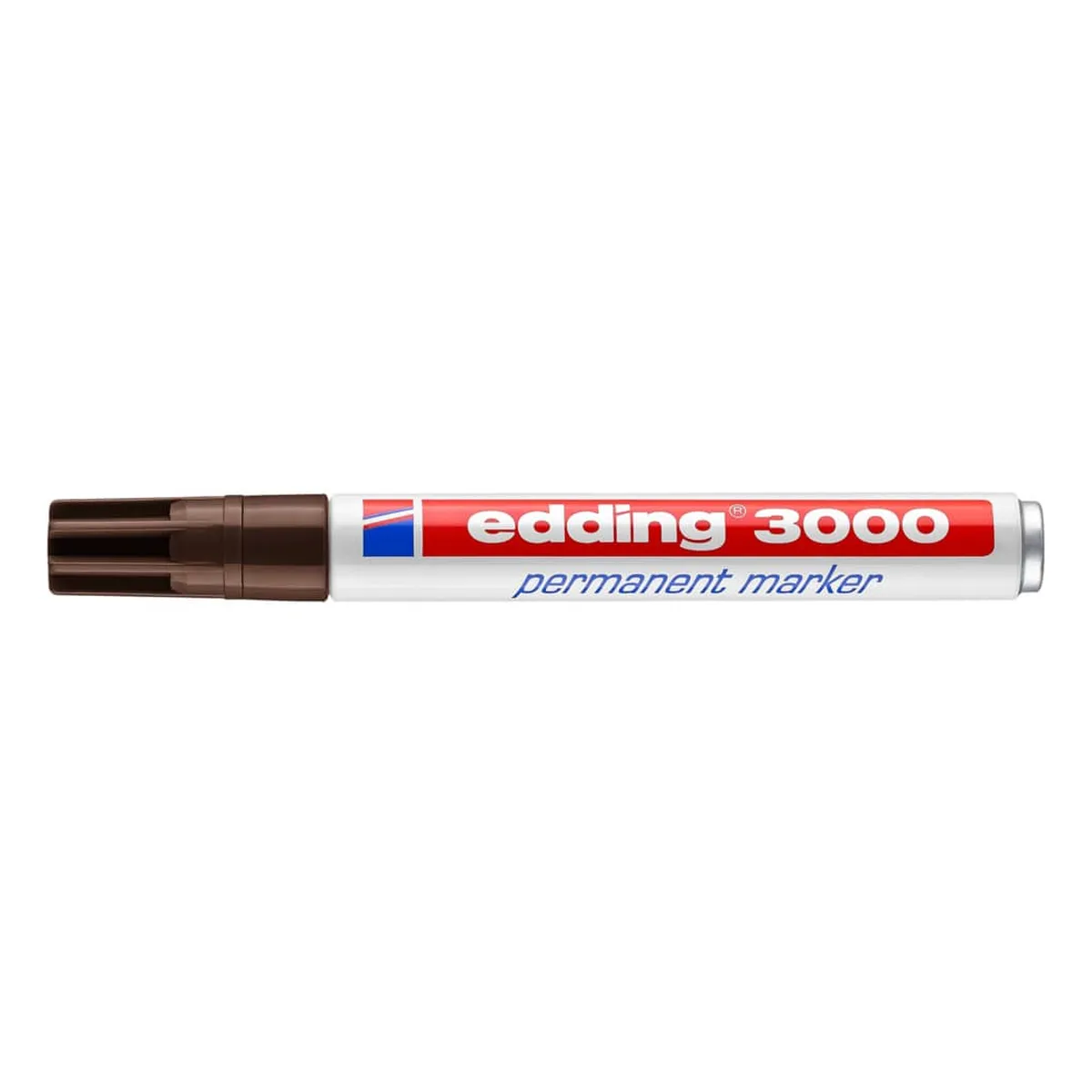 Edding 3000 Permanentmarker - nachfüllbar, 1,5 - 3 mm, dunkelbraun