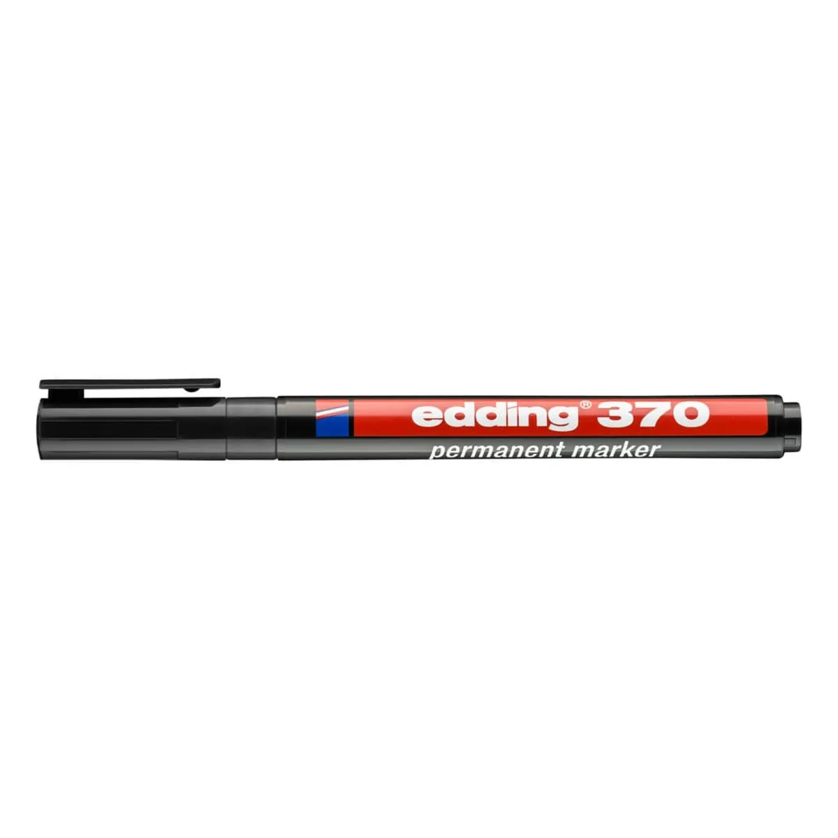 Edding 370 Permanentmarker - 1 mm, schwarz