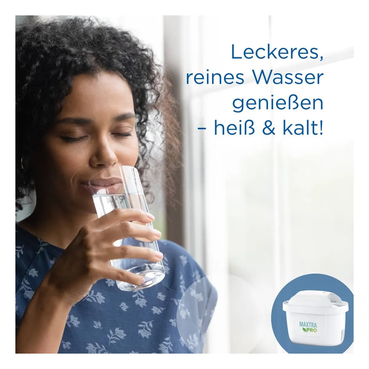 BRITA® Wasserfilter-Kanne Style eco - gletscherblau, inkl. MX PRO