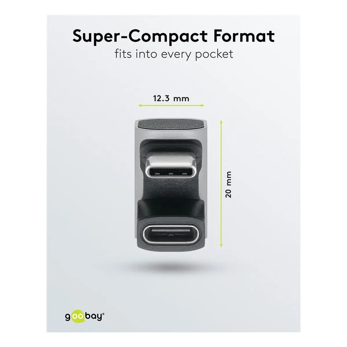 Goobay USB-C™-Adapter 180° U-Form, USB4™