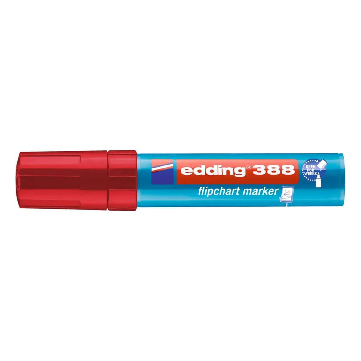 Edding 388 Flipchartmarker - 4 - 12 mm, rot