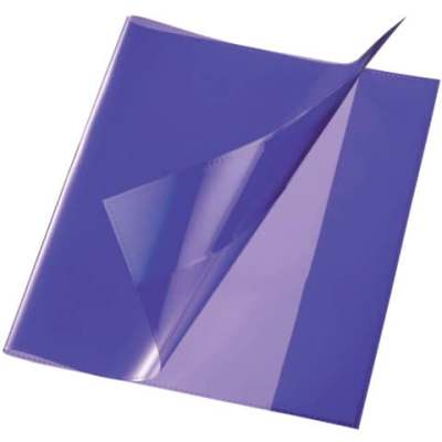 bene Heftschoner - extra starke PP-Folie, violett, 404 x 250 mm