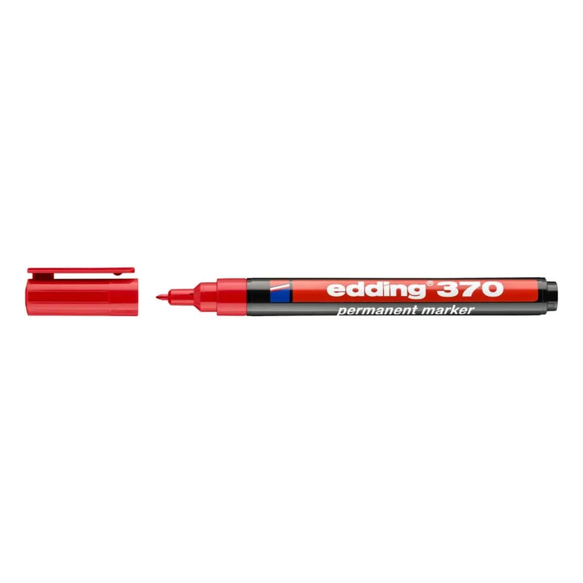 Edding 370 Permanentmarker - 1 mm, rot