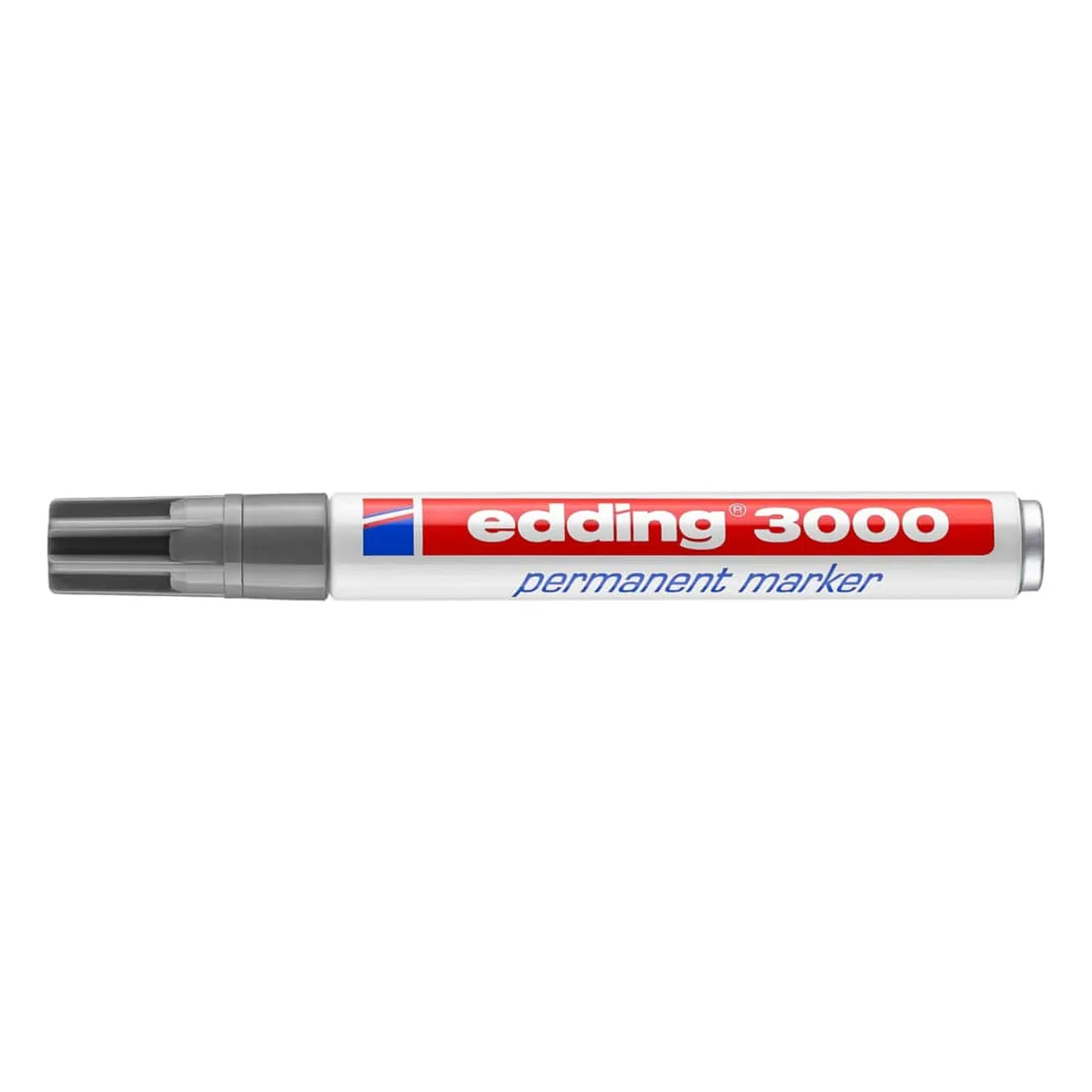 Edding 3000 Permanentmarker - nachfüllbar, 1,5 - 3 mm, grau