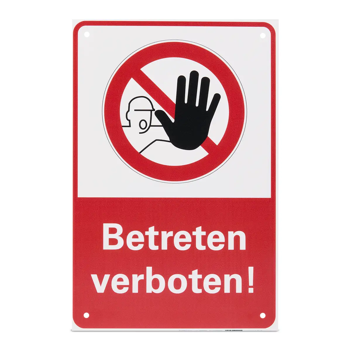 Schild - Betreten verboten