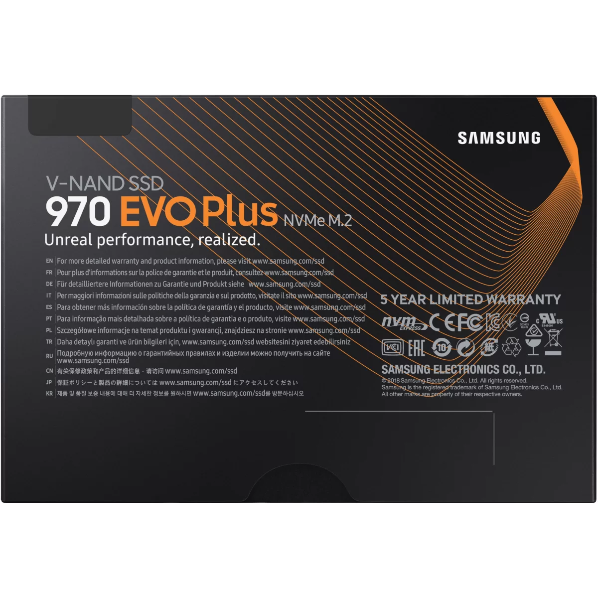 Samsung 970 EVO Plus M.2 500 GB PCI Express 3.0 V-NAND MLC NVMe