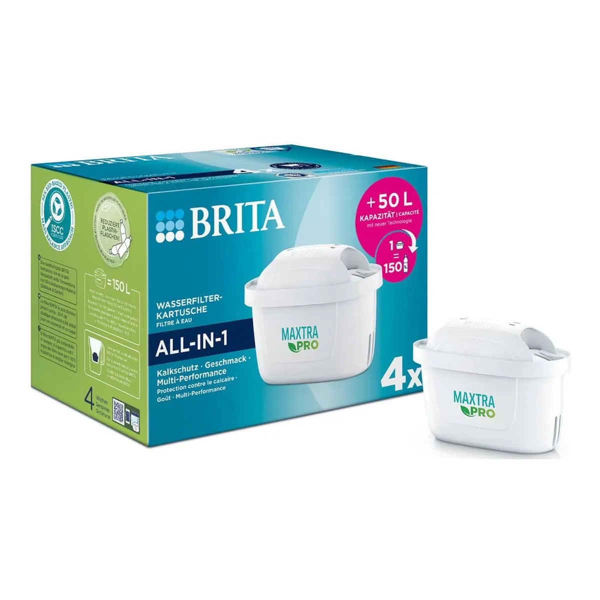 BRITA® Wasserfilter-Kartusche MAXTRA PRO ALL-IN-1 - 4 Kartuschen