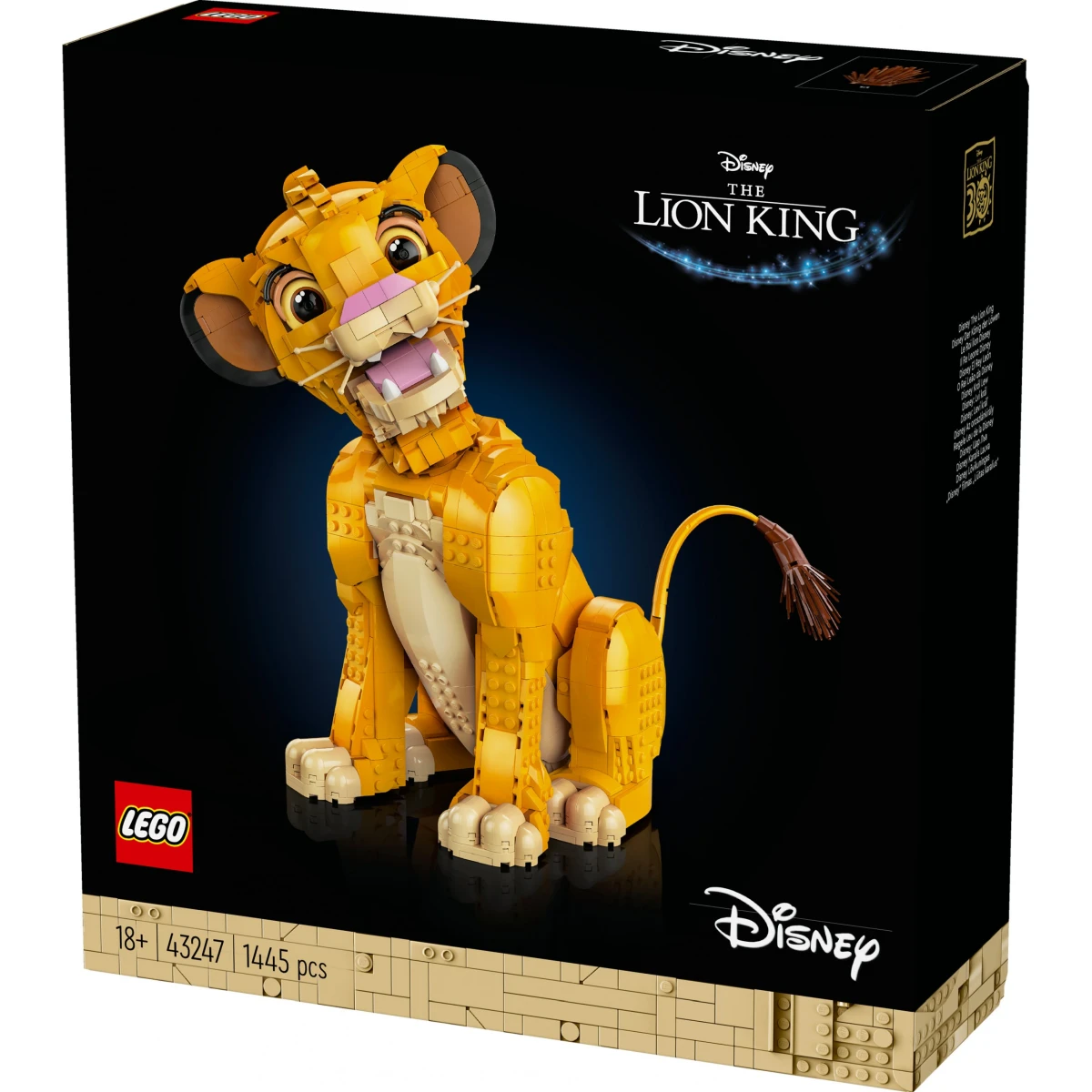 LEGO® Disney Simba, Der junge König der Löwen 43247