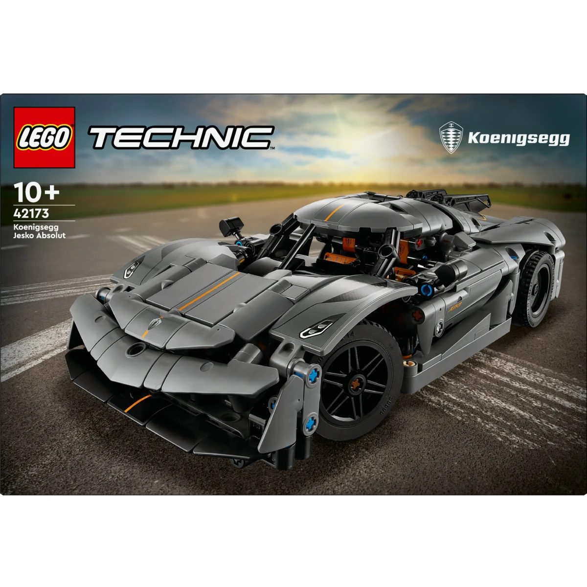 LEGO® Technic Koenigsegg Jesko Absolut Supersportwagen in Grau 42173