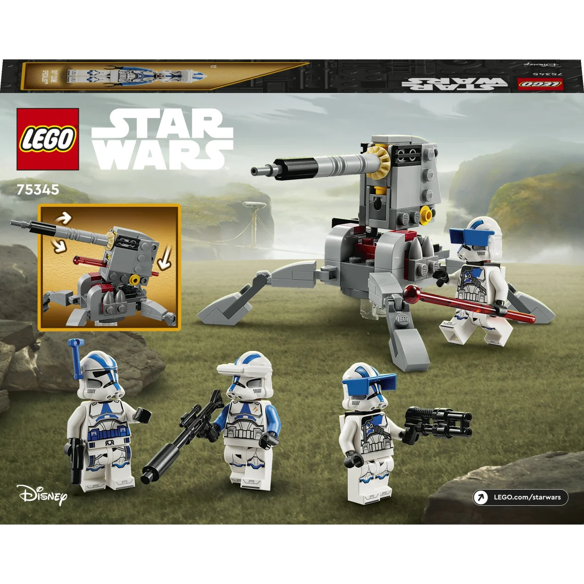 LEGO® Star Wars 501st Clone Troopers Battle Pack 75345