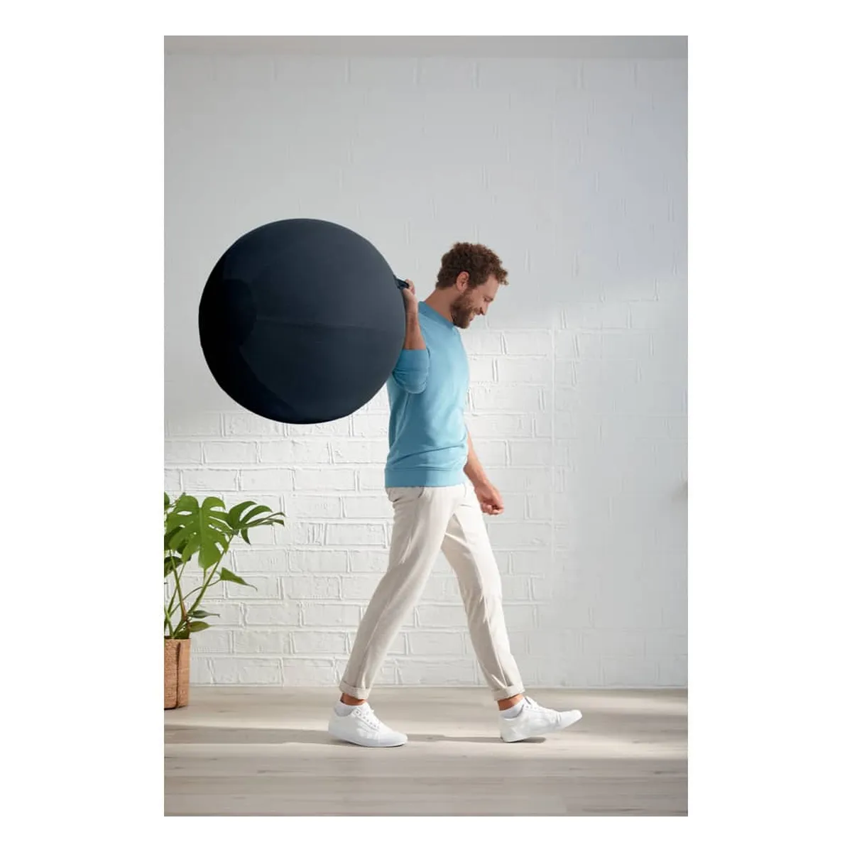 Leitz Sitzball Ergo Cosy - Ø 65 cm, grau