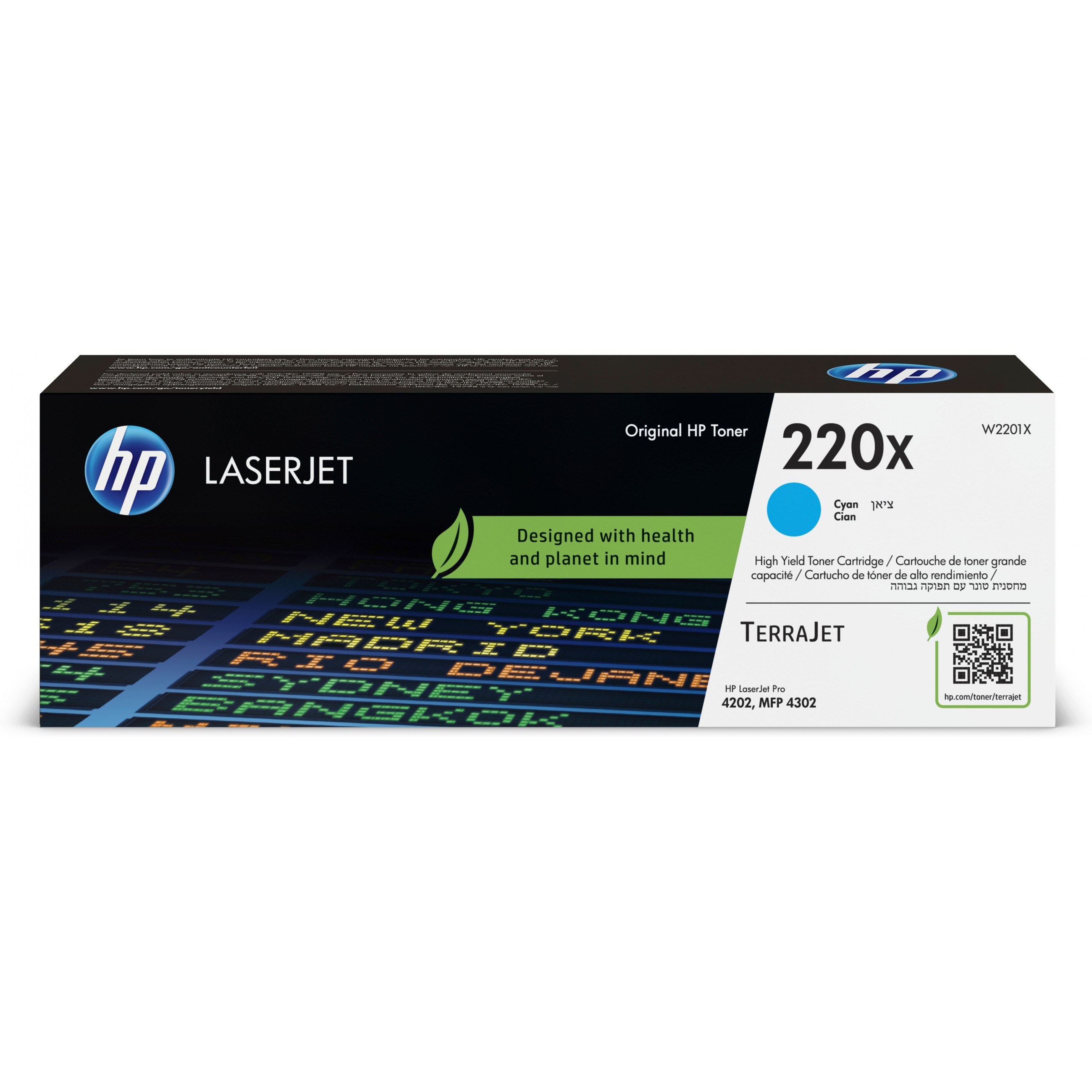 HP 220X Toner cyan 5.500 Seiten (W2201X)