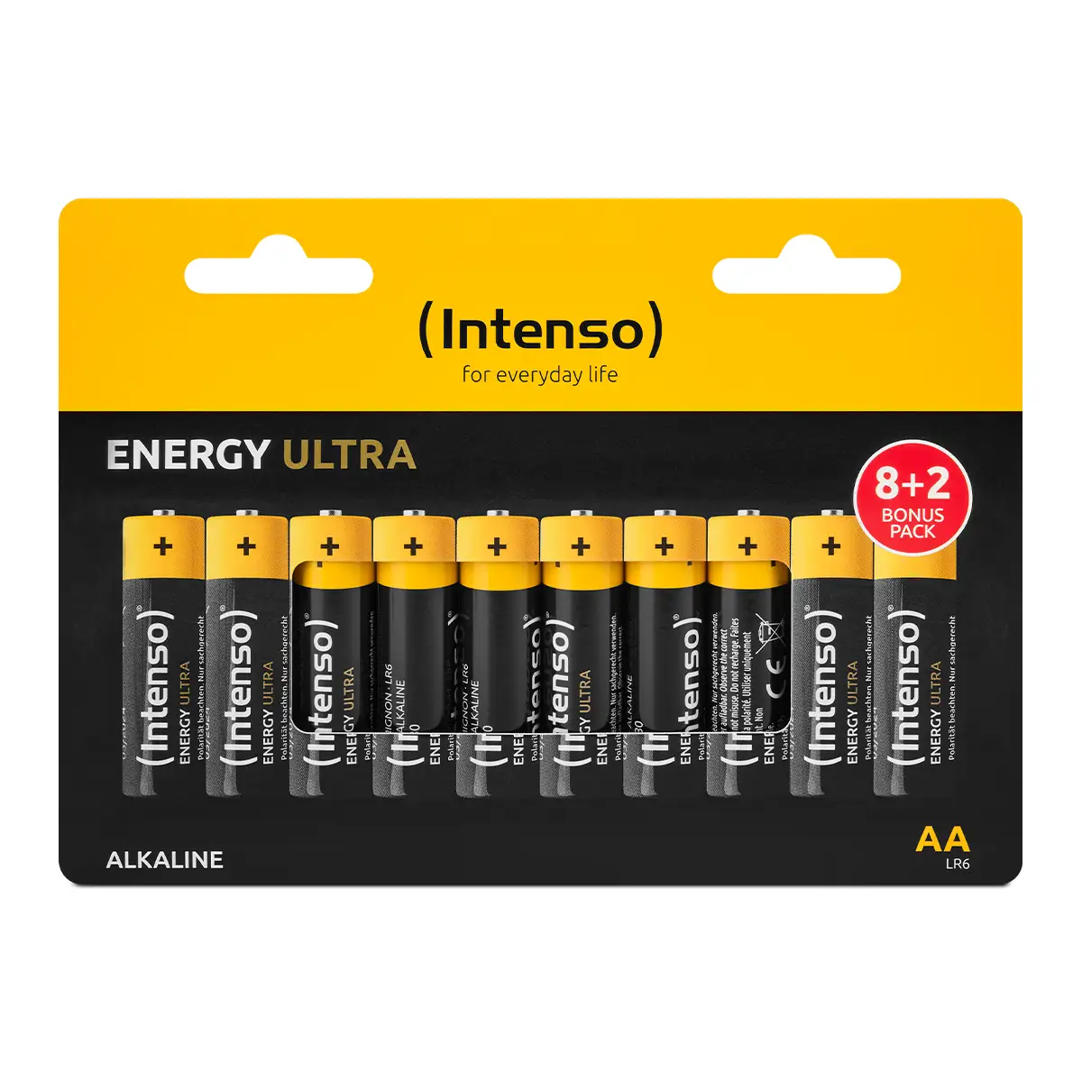 Intenso Batterie Energy Ultra AA Mignon LR6 Alkaline (10 Stück)