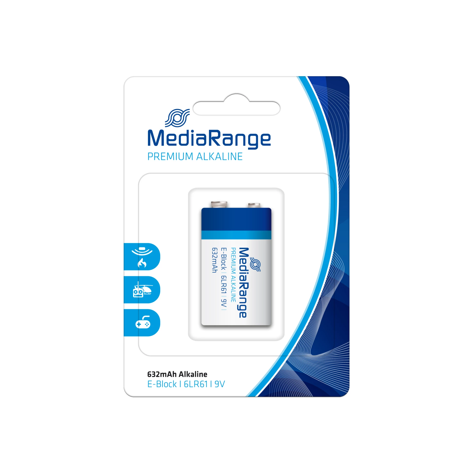 Batterie Alkaline E-Block 6LR61 9V - MediaRange