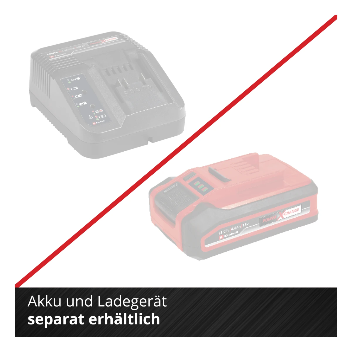 Einhell Akku-Gras- und Strauchschere GE-CG 18/100 Li-Solo