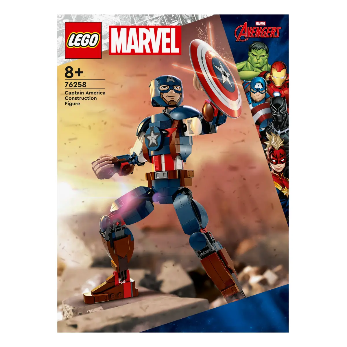 LEGO® Marvel Super Captain America Baufigur 76258