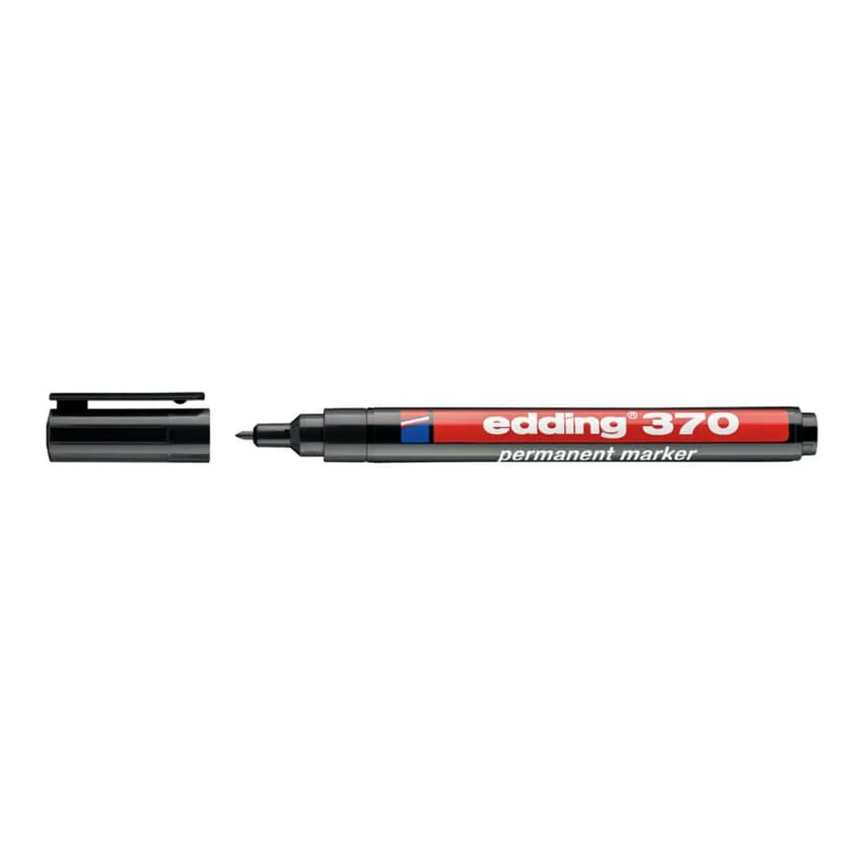 Edding 370 Permanentmarker - 1 mm, schwarz