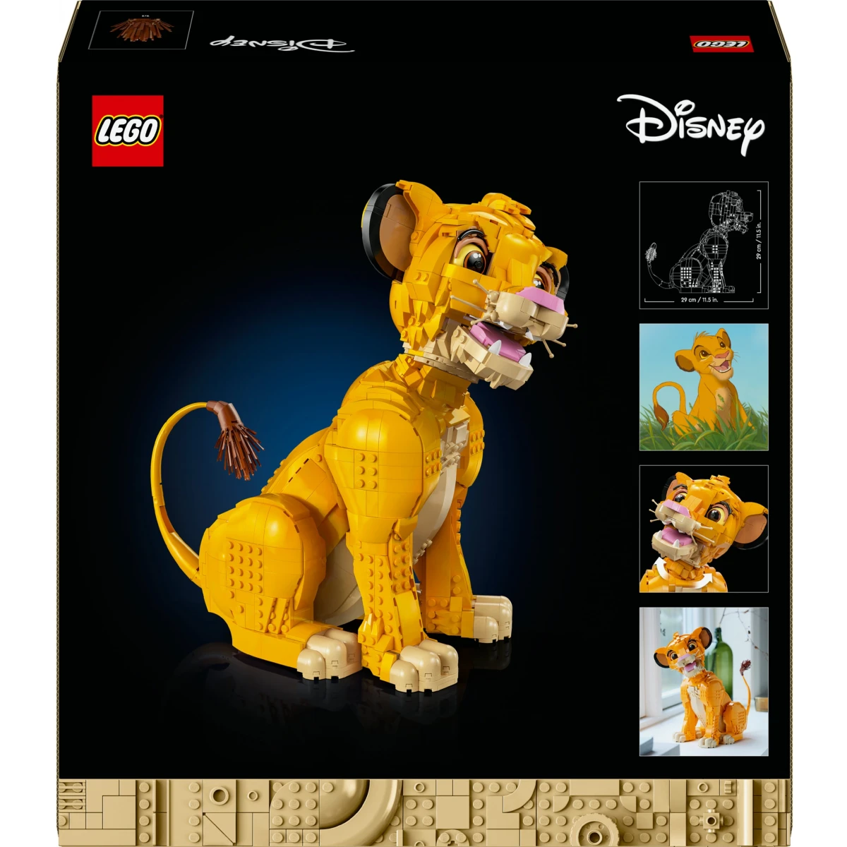 LEGO® Disney Simba, Der junge König der Löwen 43247