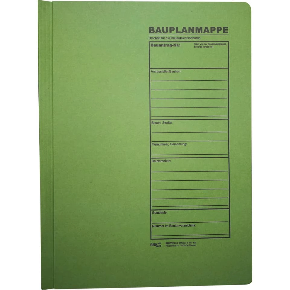 RNK Verlag Bauplanhefter - für Bauantragsverfahren, Pack à 3 Stück