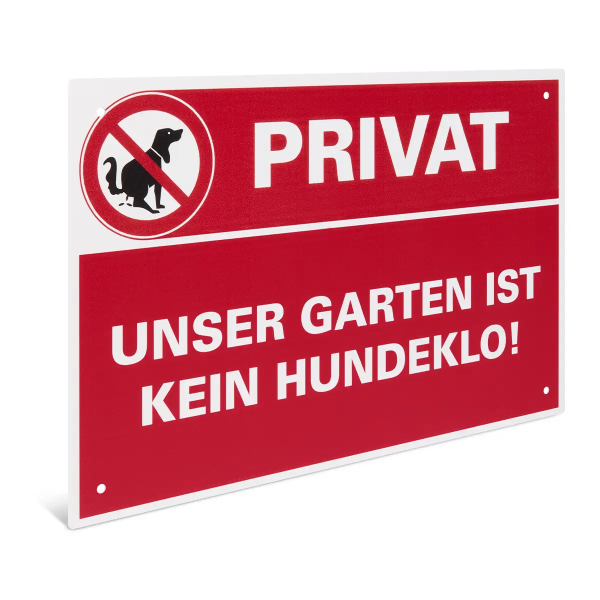 Schild - Kein Hundeklo