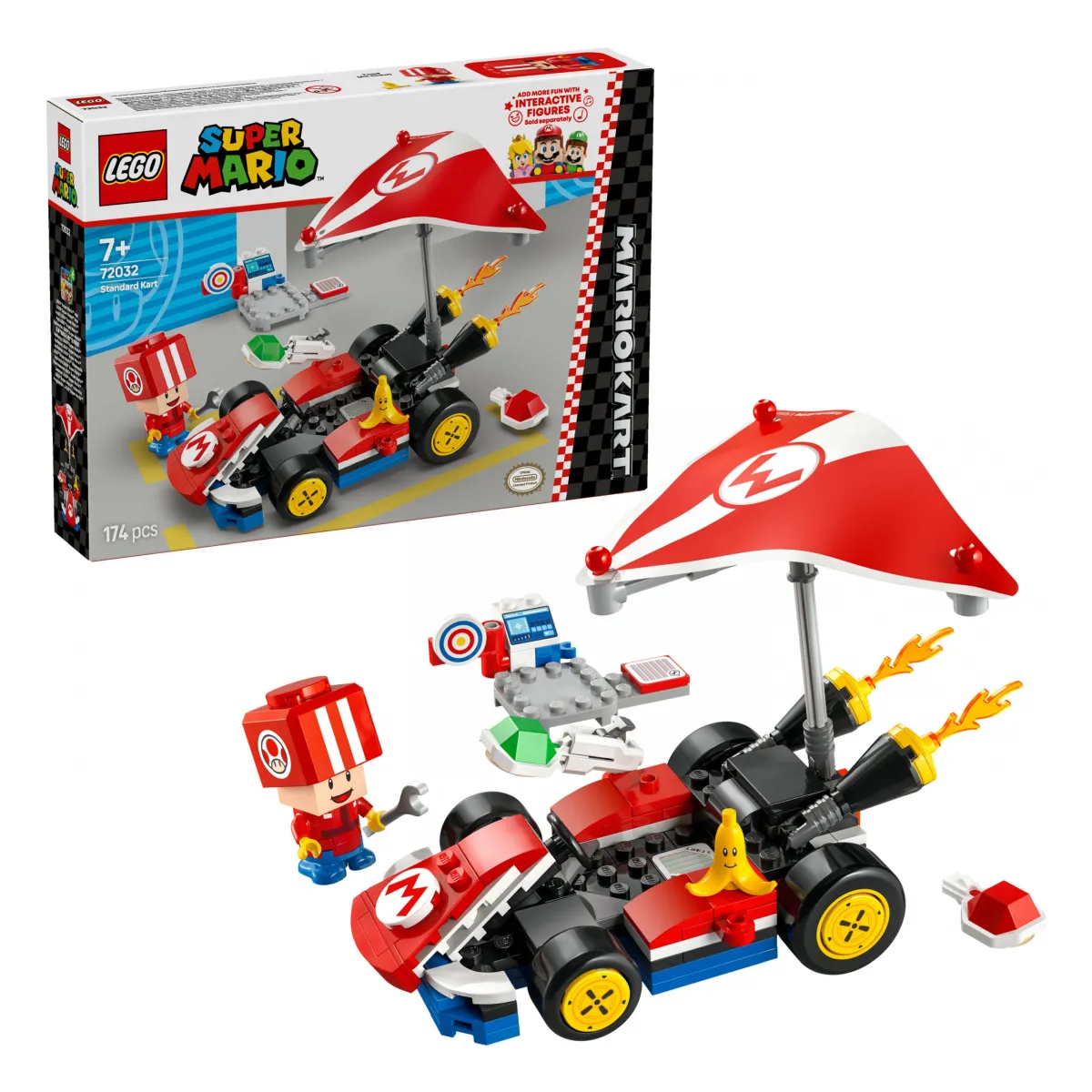 LEGO® Super Mario Mario Kart – Standard–Kart 72032