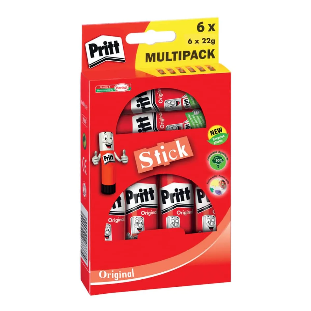 Pritt Klebestift Alleskleber Orginal - 6x 22g