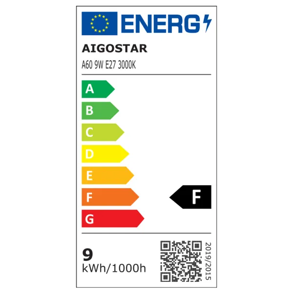 Aigostar LED A60 E27 9W